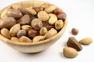 Nuts are a great snack for a low purine diet