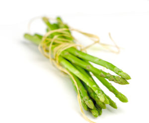 Asparagus has relatively high levels of folic acid.