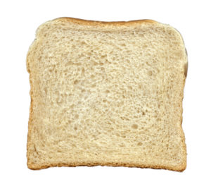 The gluten in bread can cause an allergic reaction in some people